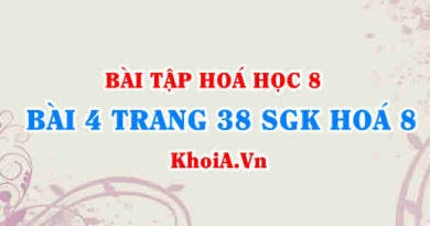 Bài 4 trang 38 SGK Hoá 8: Quy tắc hoá trị, cách xác định hoá trị của nguyên tố